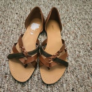 Brown sandals